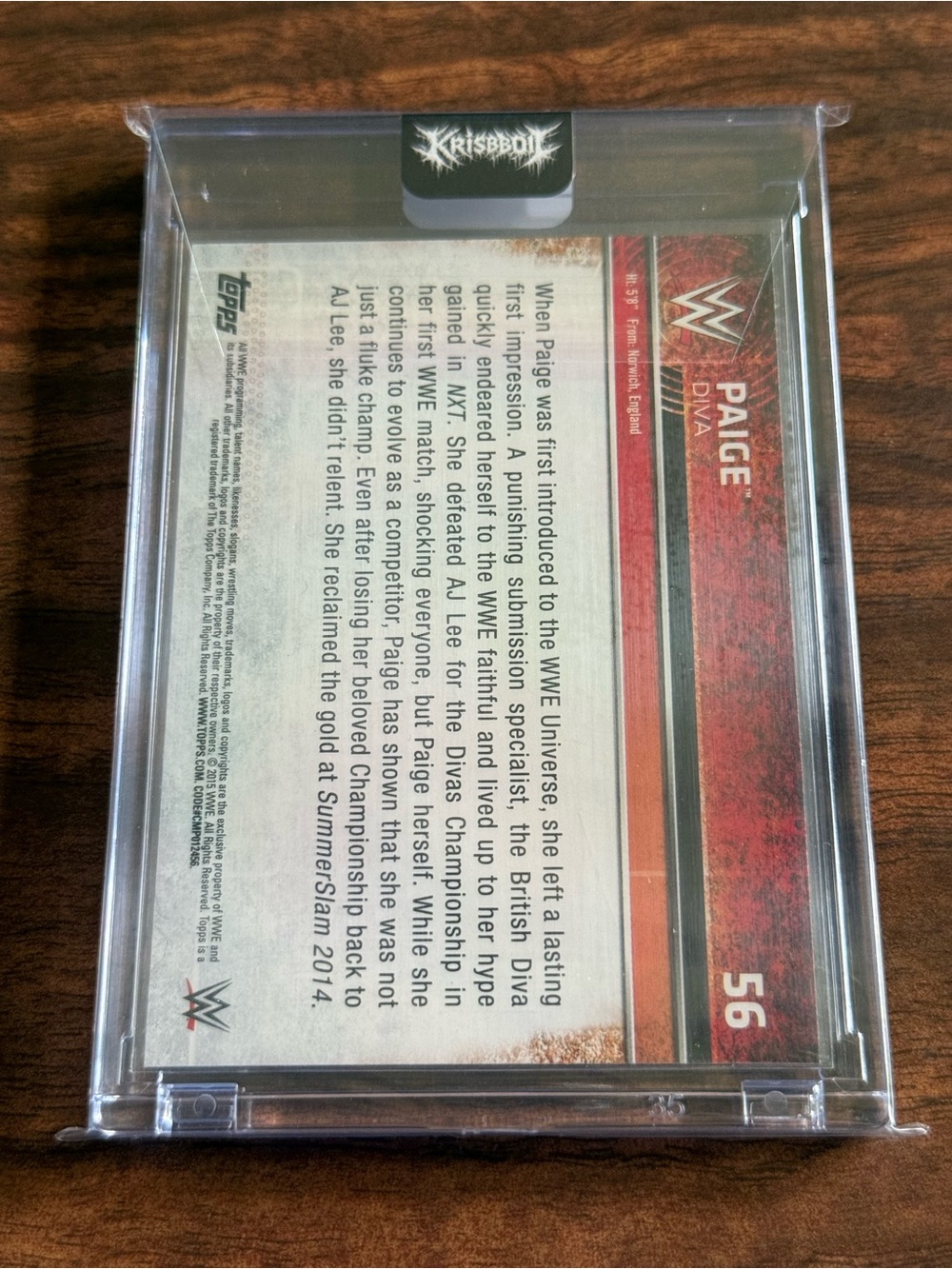 Paige Rookie - Picture 2 of 2
